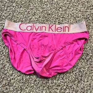 Calvin Klein Pink Low-Rise Briefs